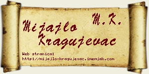 Mijajlo Kragujevac vizit kartica